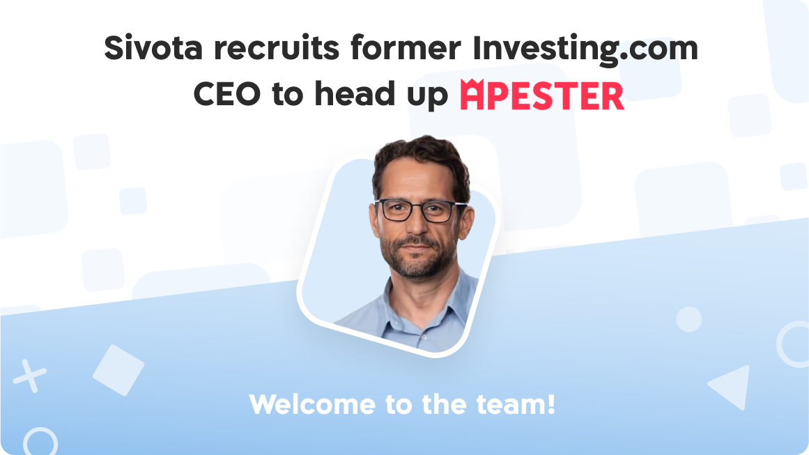 IN BRIEF: Sivota recruits former Investing.com CEO to head up Apester